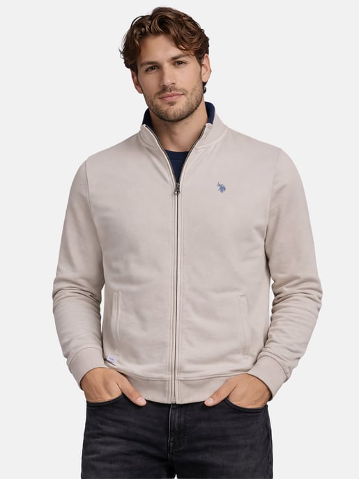U.S. Polo Assn. Herren Sweatjacke mit Stehkragen aus 100 % Baumwolle - Image 5