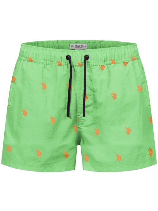 U.S. Polo Assn. Herren Badeshorts mit Allover-Logo-Design - Image 1