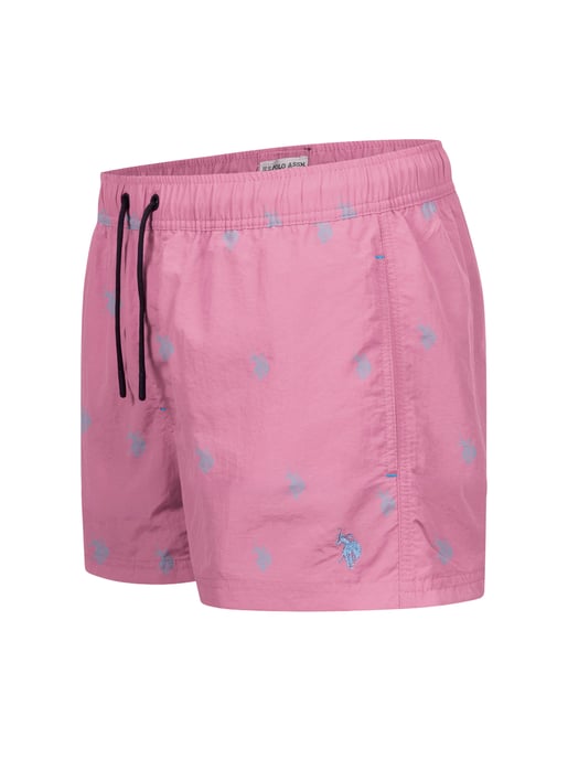 U.S. Polo Assn. Herren Badeshorts mit Allover-Logo-Design - Image 2