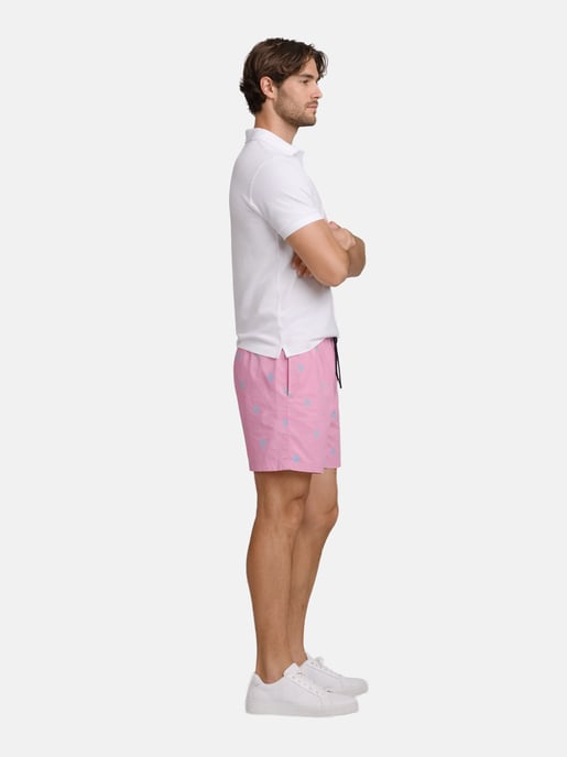 U.S. Polo Assn. Herren Badeshorts mit Allover-Logo-Design - Image 6