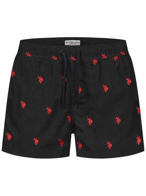 U.S. Polo Assn. Herren Badeshorts mit Allover-Logo-Design - Image 1