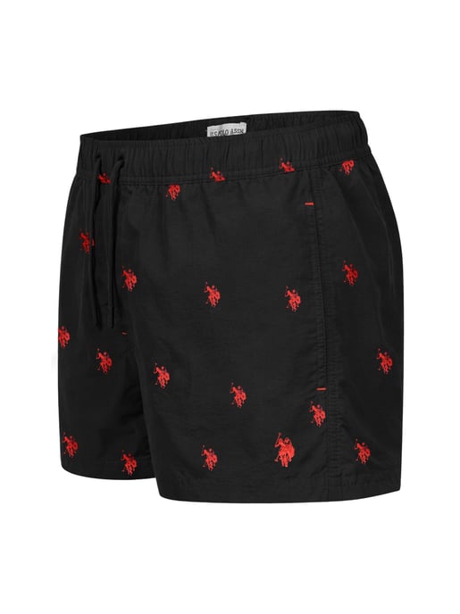 U.S. Polo Assn. Herren Badeshorts mit Allover-Logo-Design - Image 2