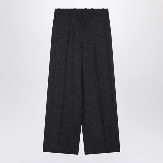 Dunkelgraue Wollweite Hose - Image 2
