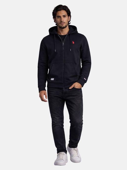U.S. Polo Assn. Herren Sweatjacke mit Kapuze aus 100 % Baumwolle - Image 4