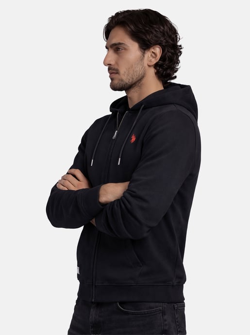 U.S. Polo Assn. Herren Sweatjacke mit Kapuze aus 100 % Baumwolle - Image 6