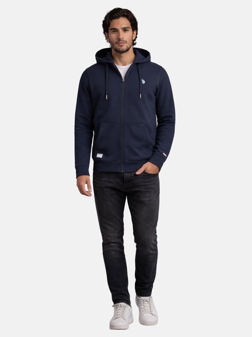 U.S. Polo Assn. Herren Sweatjacke mit Kapuze aus 100 % Baumwolle - Image 4