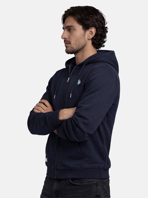U.S. Polo Assn. Herren Sweatjacke mit Kapuze aus 100 % Baumwolle - Image 6