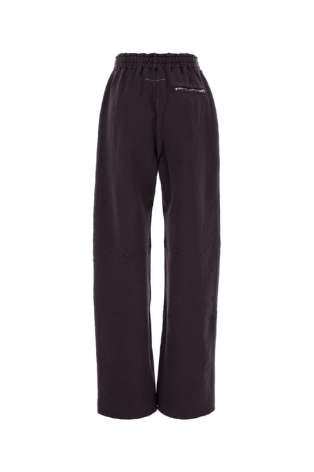 Aubergine Baumwoll-Jogginghosen - Image 1
