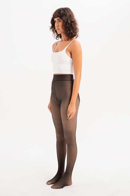JUSTEVER Thermo-Fleece-Winterstrumpfhose, schwarz, Damen-Slips, Socken - Lyra - Image 2