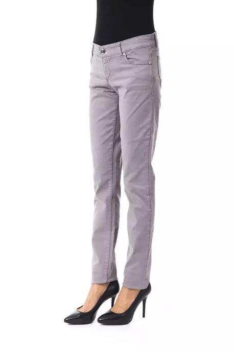 Grau Gerade-geschnittene Hose - Image 2