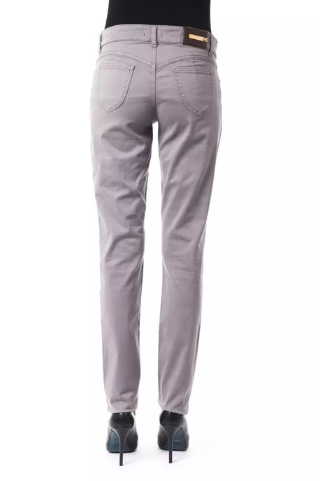 Grau Gerade-geschnittene Hose - Image 3