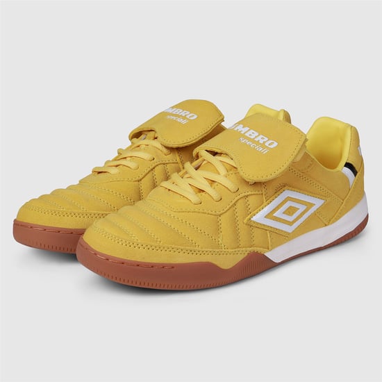 Umbro Speciali TR Wildleder Gelb/Weiß Turnschuhe - Image 3