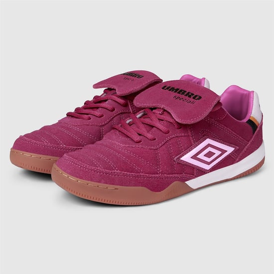 Umbro Speciali TR Wildleder Dhalia/Weiß/Schwarz Trainingsschuhe - Image 3