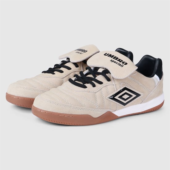 Umbro Speciali TR Suede Staub/Schwarz/Sand Trainer - Image 3