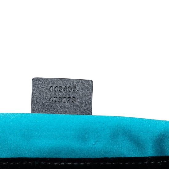 Gebrauchte Mittelgroße Gg Marmont Matelassé Samt Paillettenverzierte Schultertasche - Image 5