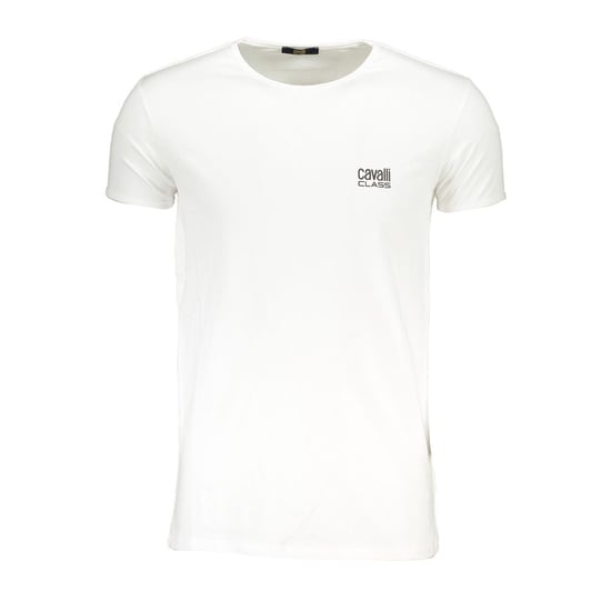 Cavalli Class Bianco Baumwoll-Herren T-Shirt - Image 1