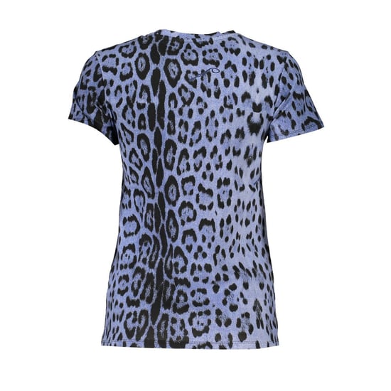 Cavalli Class Azzurro Baumwoll Damen T-Shirt - Image 2