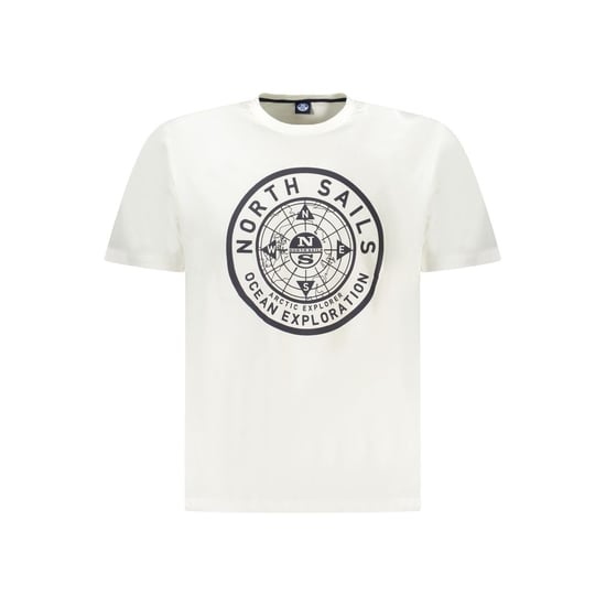 North Sails Weißes Baumwoll Herren T-Shirt - Image 1