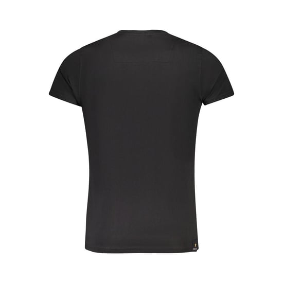 Akademie der Streitkräfte Schwarzes Baumwoll-Herren-T-Shirt - Image 2
