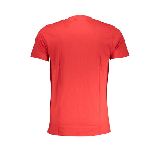 Cavalli Class Rotes Baumwoll-Herren-T-Shirt - Image 2