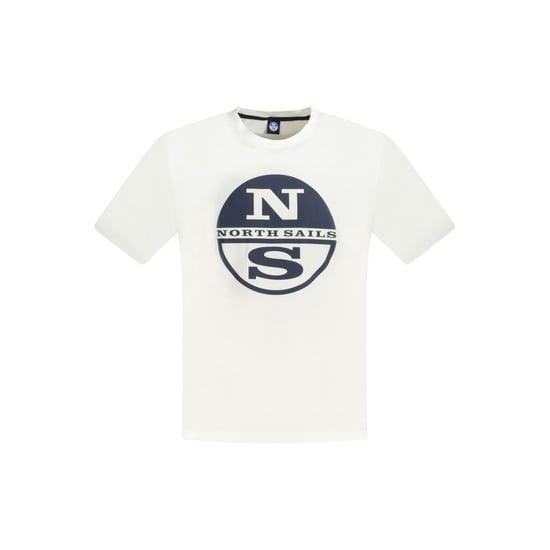 North Sails Weißes Baumwoll-T-Shirt für Herren - Image 1