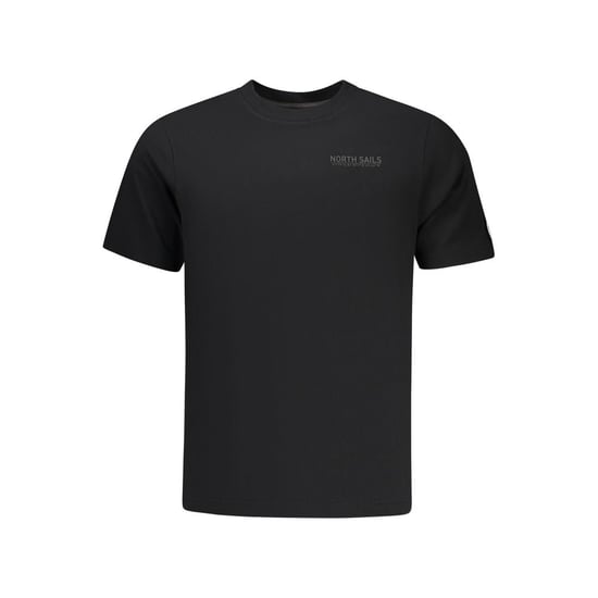 North Sails Schwarzes Baumwollherren-T-Shirt - Image 1