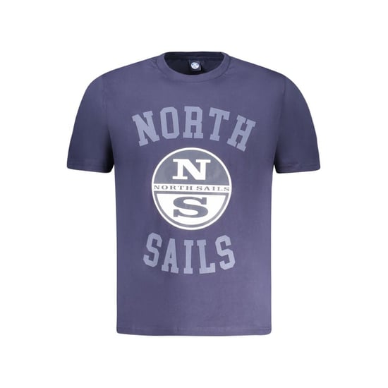 North Sails Blaues Baumwoll-Herren-T-Shirt - Image 2