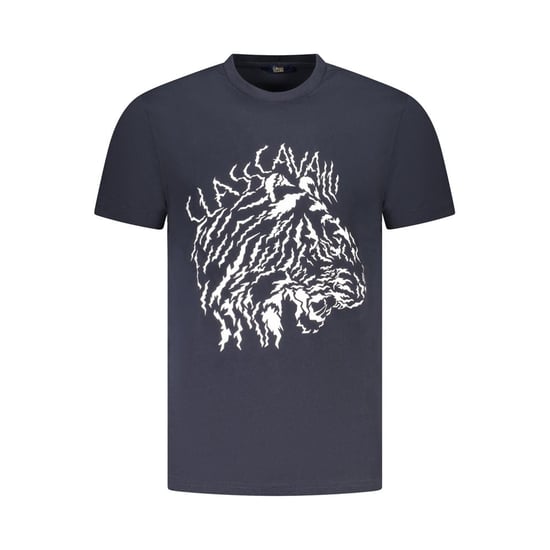 Cavalli Class Blau Baumwolle Herren T-Shirt - Image 1