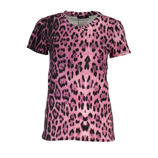 Cavalli Class Cotton T‑Shirt für Damen - Rosa - Image 1