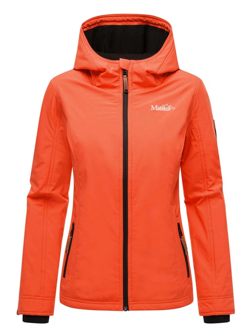 Marikoo Damen Übergangsjacke – Brombeere, leicht mit Kapuze & Kragen - Image 2