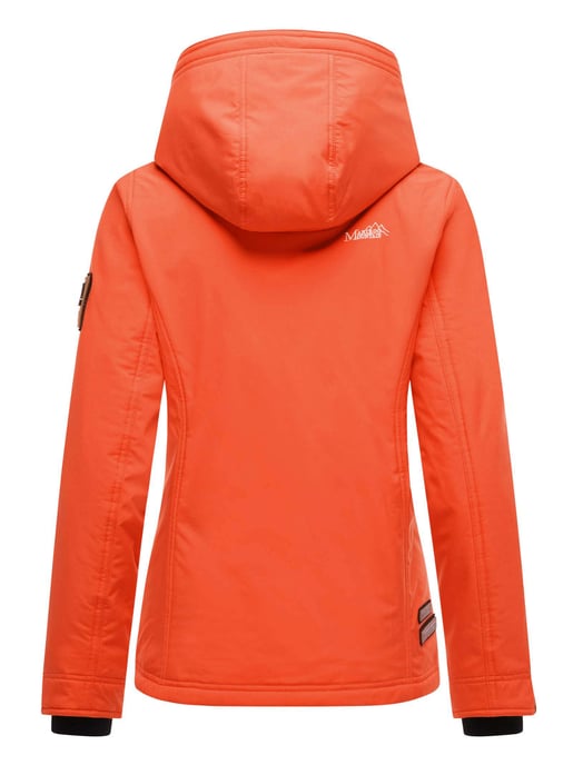 Marikoo Damen Übergangsjacke – Brombeere, leicht mit Kapuze & Kragen - Image 4
