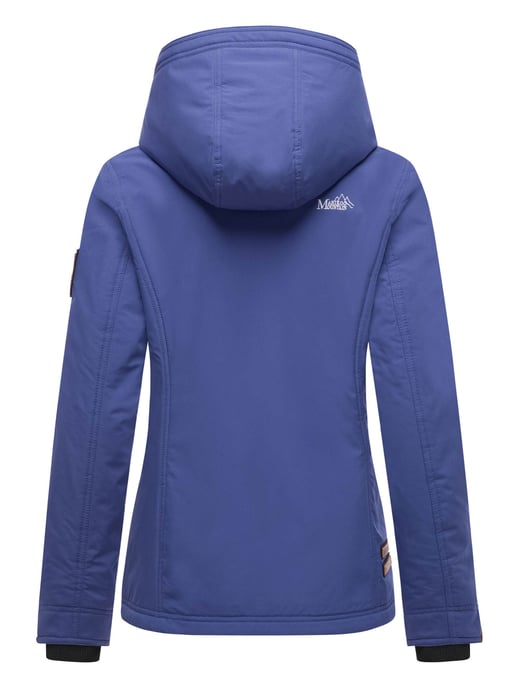 Marikoo Damen Übergangsjacke – Brombeere, leicht mit Kapuze & Kragen - Image 4