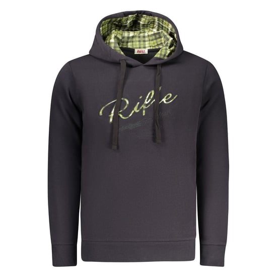 Rifle Blau Baumwolle Herren Hoodie - Image 1
