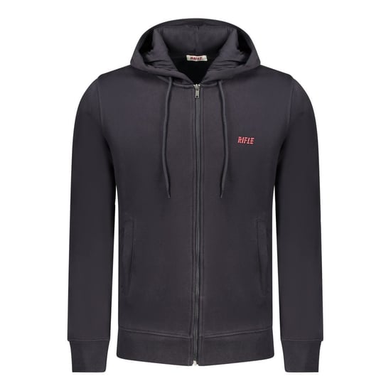 Rifle Blau Baumwoll Herren Kapuzensweatshirt - Image 1