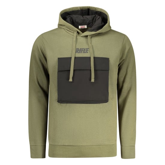 Rifle Verde Baumwoll-Hoodie für Herren - Image 1