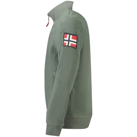 Norwegen 1963 Grün Polyester Herren Sweatshirt - Image 3
