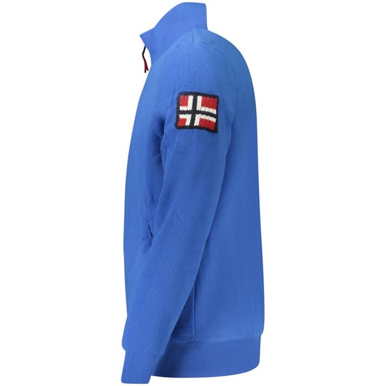 Norwegen 1963 Blau Polyester Herren Sweatshirt - Image 3