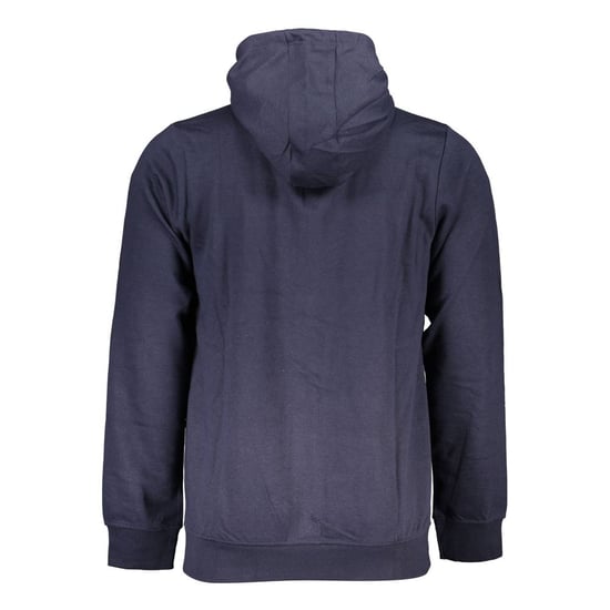 Gianmarco Venturi Blaue Baumwoll-Herren-Hoodie - Image 2