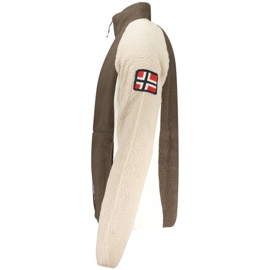 Norwegen 1963 Marrone Polyester Herren Sweatshirt - Image 3