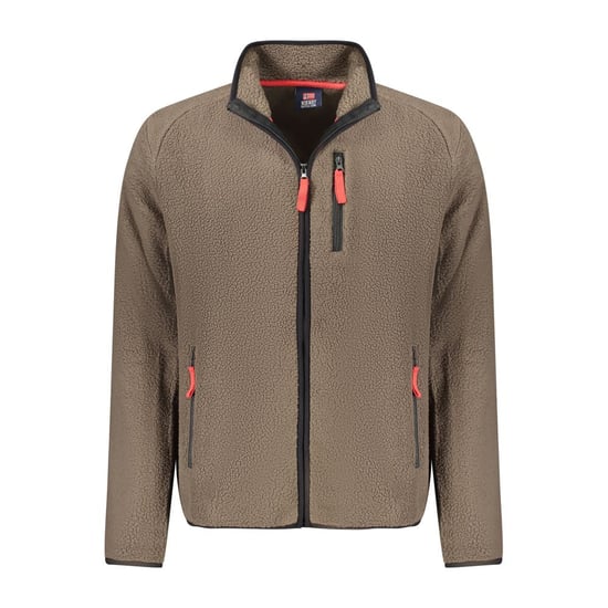 Norwegen 1963 Marrone Polyester Herren Sweatshirt - Image 1