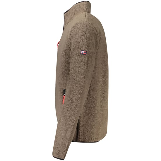 Norwegen 1963 Marrone Polyester Herren Sweatshirt - Image 3