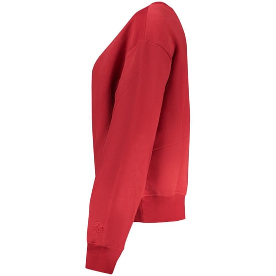 North Sails Rotes Baumwoll Damen Sweatshirt - Image 3