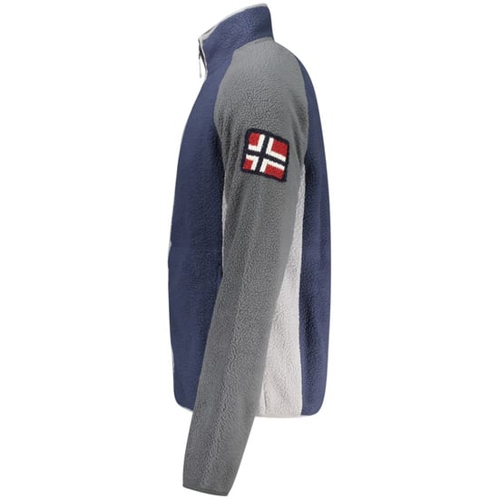 Norwegen 1963 Blauer Polyester Herrenpullover - Image 2