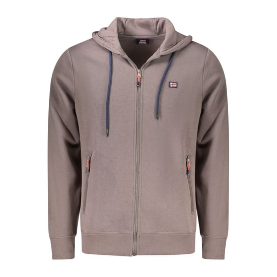 Norwegen 1963 Marrone Baumwolle Herren Sweatshirt - Image 1