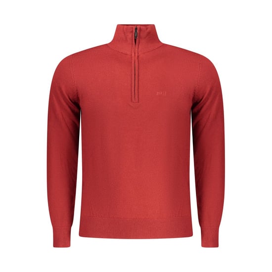 Rifle Rot Polyester Herrenpullover - Image 1