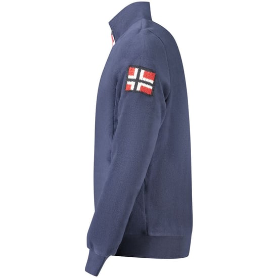Norwegen 1963 Blu Polyester Herren Sweatshirt - Image 3