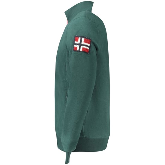Norwegen 1963 Grün Polyester Herren Sweatshirt - Image 3