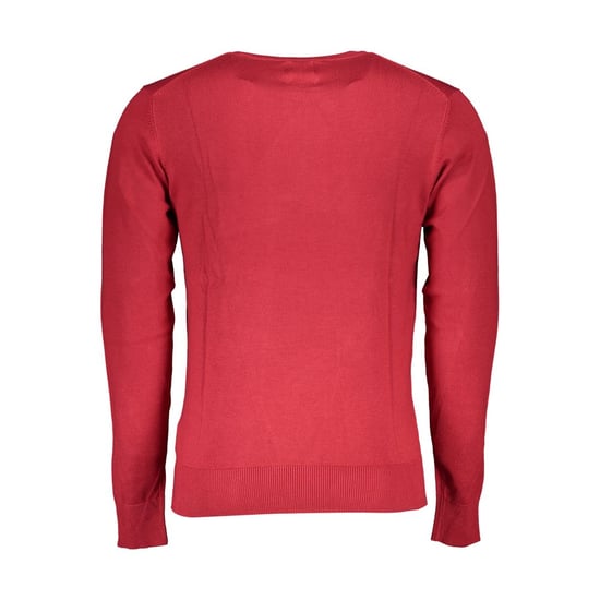 GianMarco Venturi Rosso Viskose Herrenpullover - Rot - Image 2