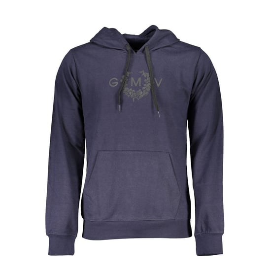 Gianmarco Venturi Blaue Baumwolle Herren Kapuzenpullover - Image 1