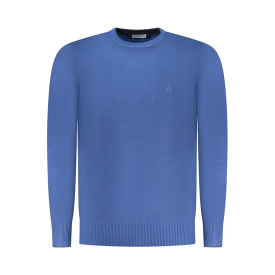 Coveri Moving Blauer Viskose Herrenpullover - Image 1